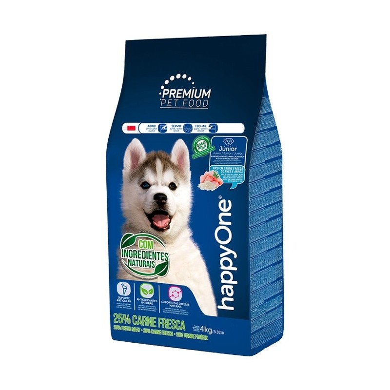 happyOne Premium Júnior - Ração seca para cachorro - Aves