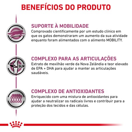 Royal Canin VET Mobility - Ração seca para gato com problemas de mobilidade