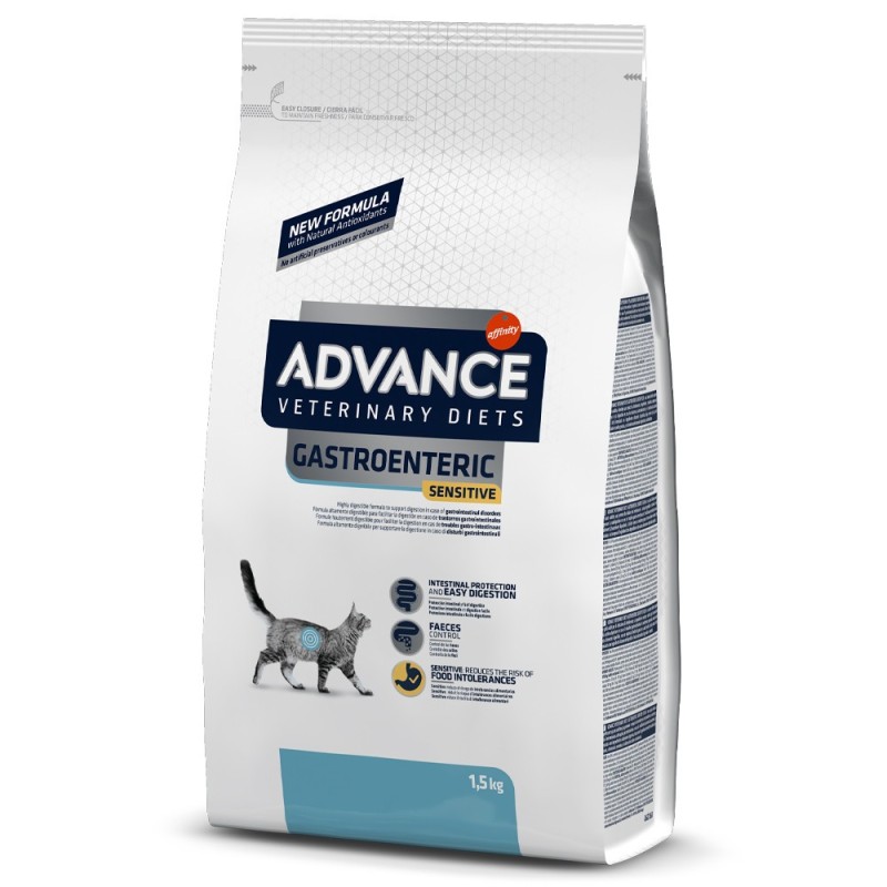 Advance VET Gastroenteric Sensitive - Ração seca para gato adulto com problemas digestivos