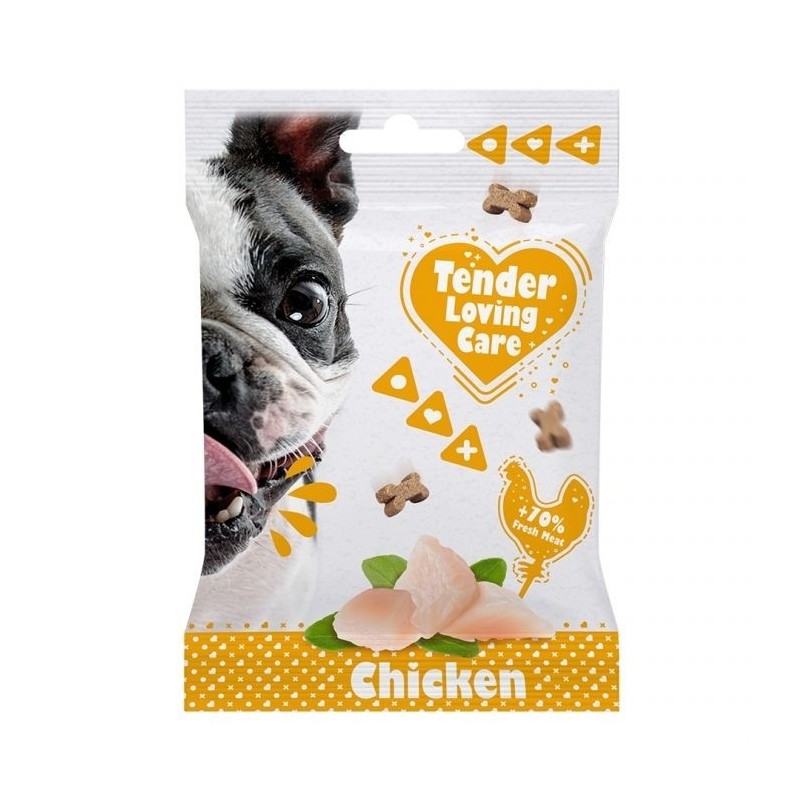 Soft Snacks de frango para cão - Duvo Plus