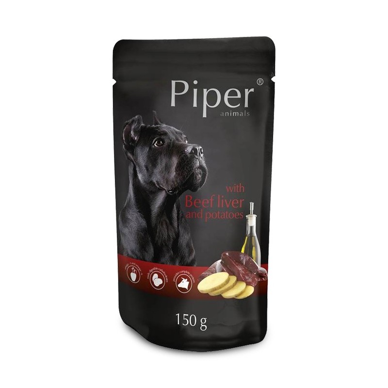 Piper - Alimento em patê para cão adulto - Fígado de vaca e batata