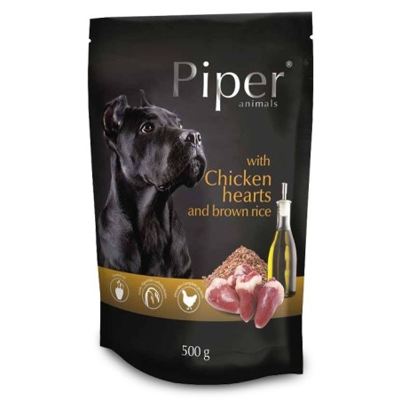 Piper - Alimento em patê para cão adulto - Coração de galinha e arroz integral