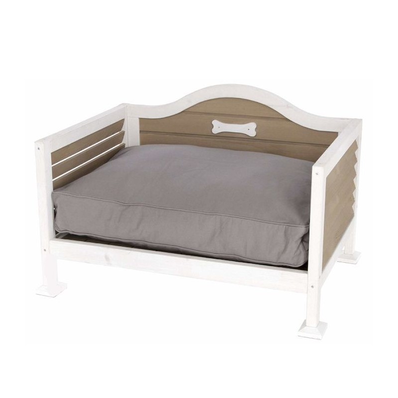 Cama de madeira para cão Fabio