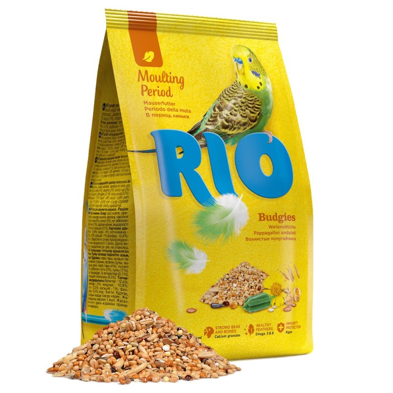 Alimento para período da muda para periquitos - RIO