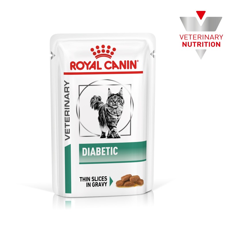 Royal Canin VET Diabetic - Alimento em molho para gato adulto com diabetes