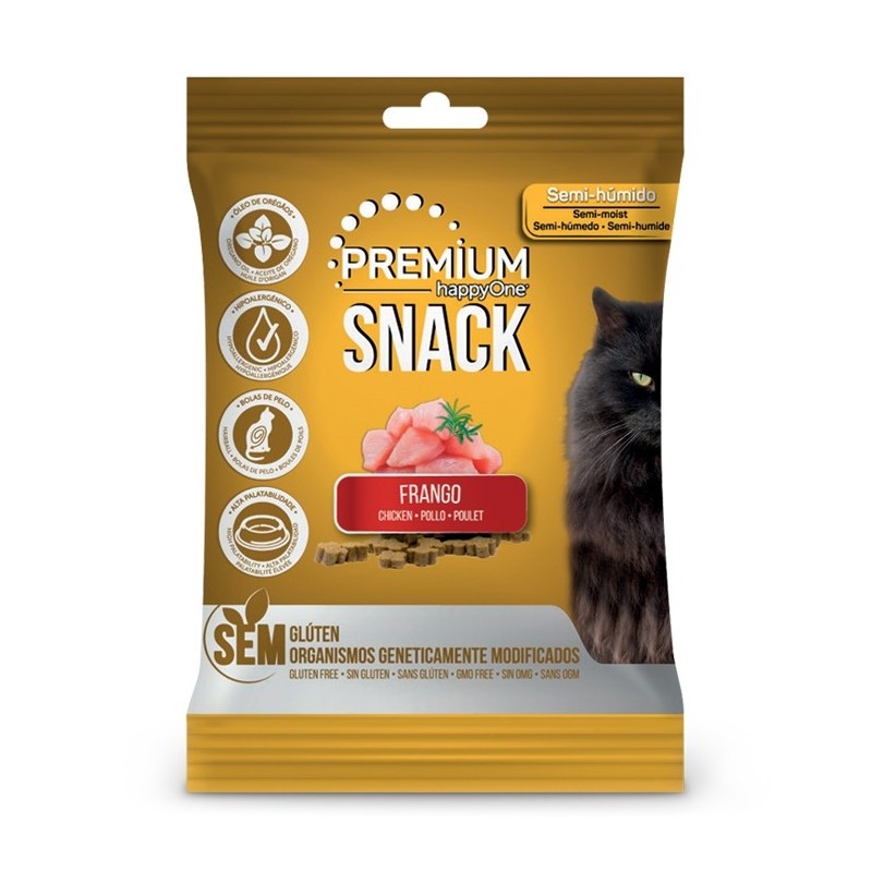 happyOne Premium Snacks Frango para Gato