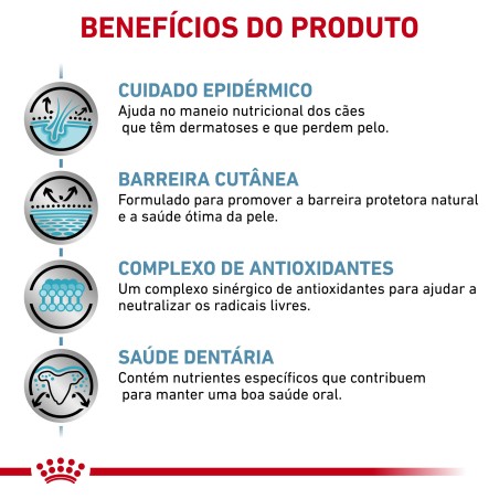 Royal Canin VET Skin Care Small Dogs - Ração seca para cão adulto pequeno com dermatite e queda de pelo