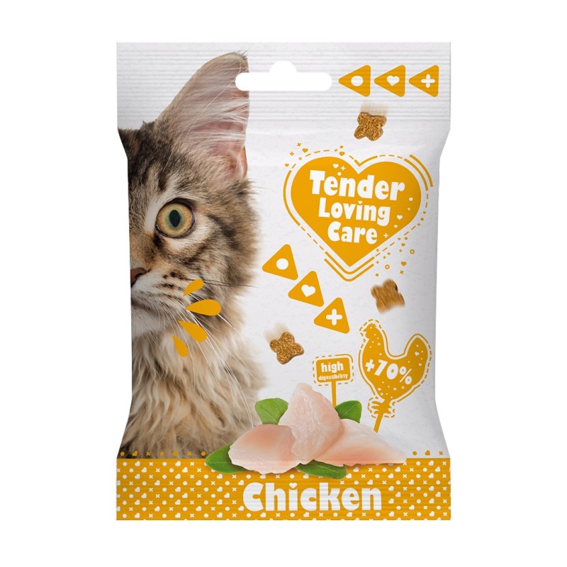 Soft Snacks de frango para gato - Duvo Plus