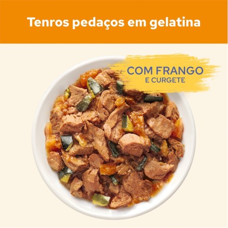 Cat Chow Gato Adulto Frango e curgete em molho