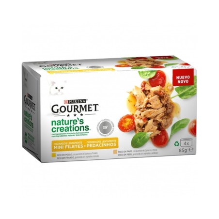 Gourmet Nature's Creations Gato Adulto Pack Frango e peru