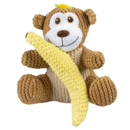 Macaco com banana de peluche para cães - Duvo Plus