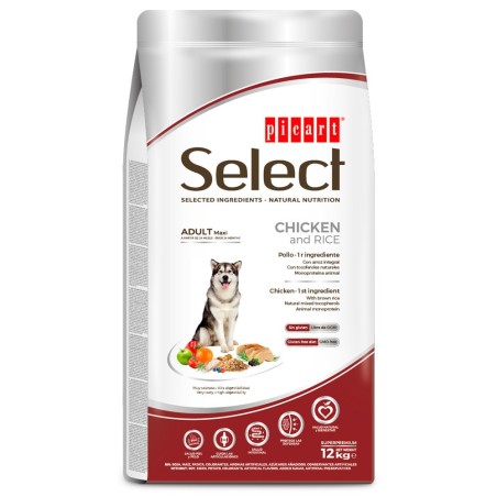 Picart Select Maxi - Ração seca para cão adulto grande - Frango e arroz