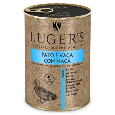 Luger's Húmida Cão - Pato com vaca e maçã