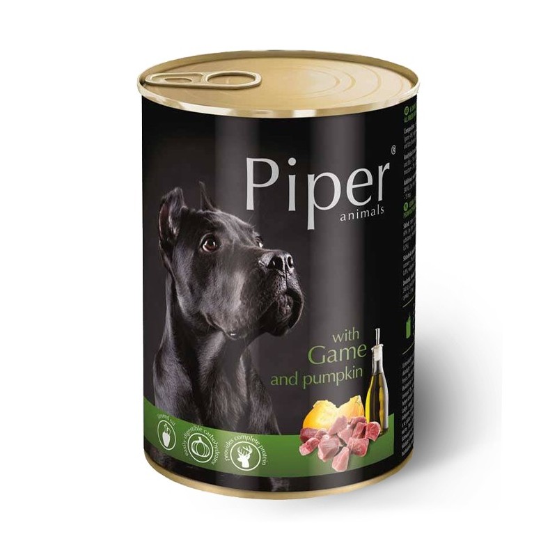 Piper - Alimento em patê para cão adulto - Caça e abóbora