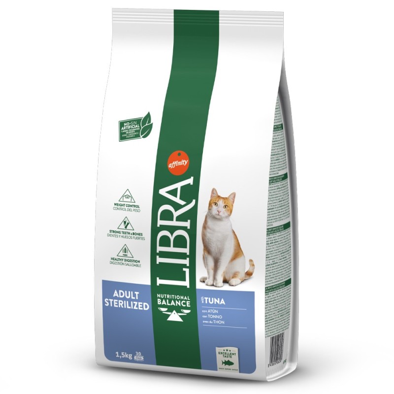 Libra Sterilized - Ração seca para gato adulto esterilizado - Atum