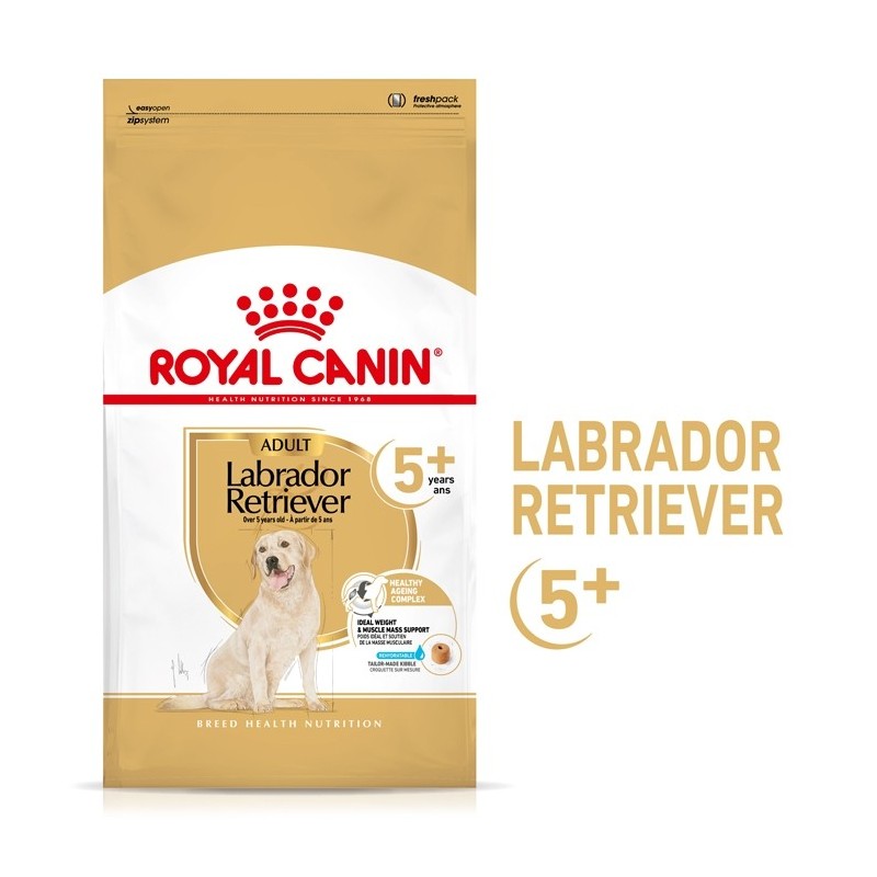 Royal Canin Labrador Retriever Adult 5+ - Ração seca para cão de raça com mais de 5 anos