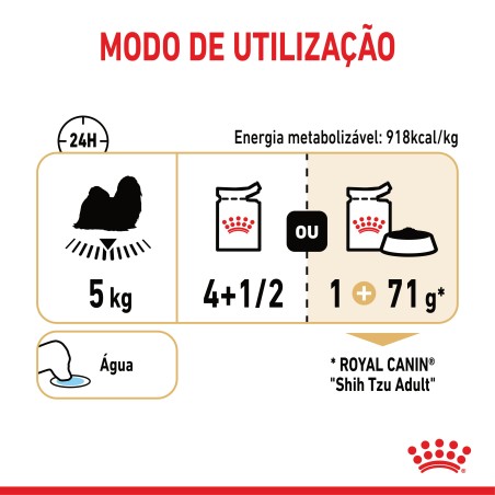 Royal Canin Shih Tzu Adult - Alimento em patê para cão de raça