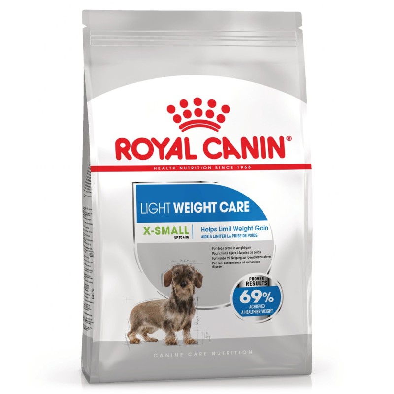 Royal Canin Light Weight Care X-Small Adult - Ração seca para cão de porte muito pequeno para controlo de peso