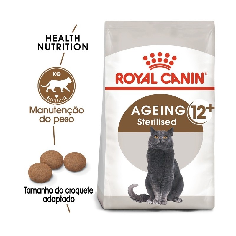 Royal Canin Ageing Sterilised 12+ - Ração seca para gato sénior esterilizado