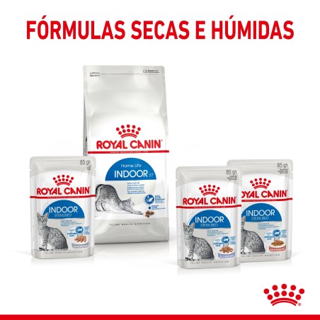 Royal Canin Indoor Sterilised Adult - Alimento em molho para gato de interior esterilizado