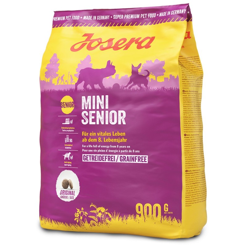 Josera MiniSenior Grainfree - Ração seca para cão sénior pequeno