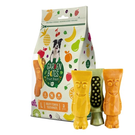 Snacks vegetarianos Fruity Tonya Toothpaste para cão - Garden Bites