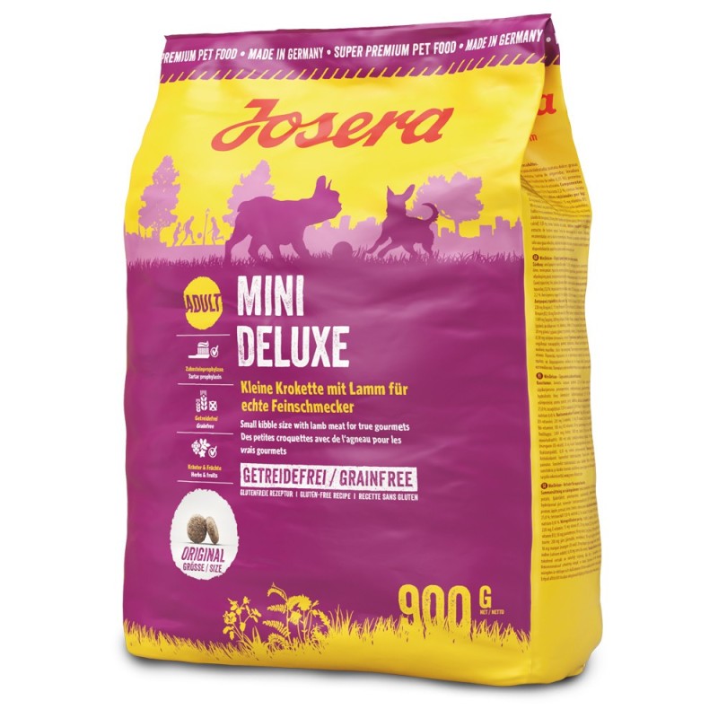 Josera Mini Deluxe Grainfree - Ração seca para cão adulto pequeno