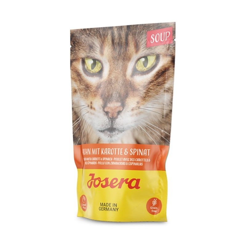 Josera - Sopa para gato adulto - Frango, cenoura e espinafres