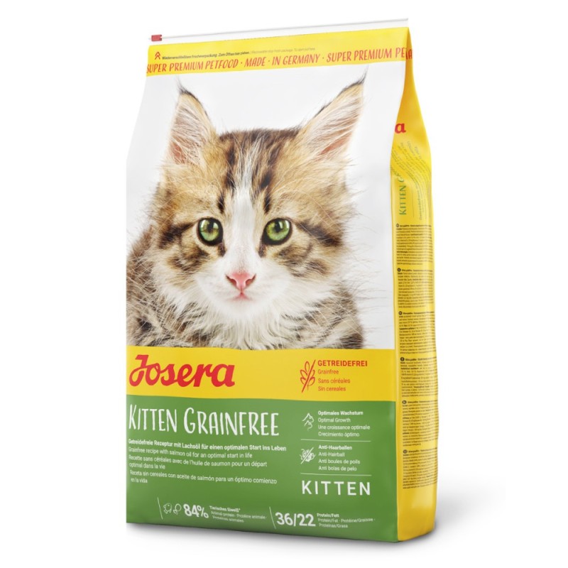 Josera Kitten Grainfree - Ração seca sem cereais para gatinho