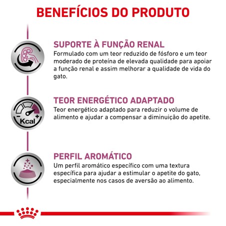 Royal Canin VET Renal - Alimento em patê para gato com doença renal