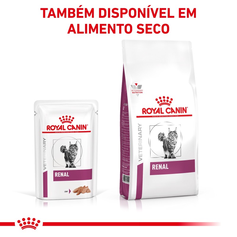 Royal Canin VET Renal - Alimento em patê para gato com doença renal