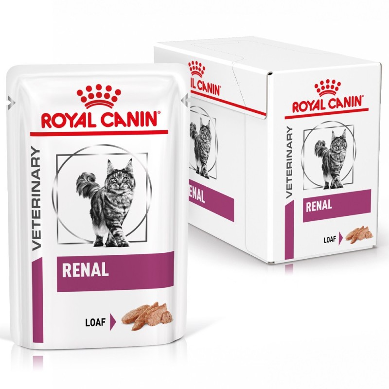 Royal Canin VET Renal - Alimento em patê para gato com doença renal