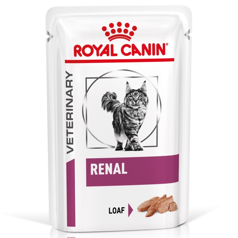 Royal Canin VET Renal - Alimento em patê para gato com doença renal