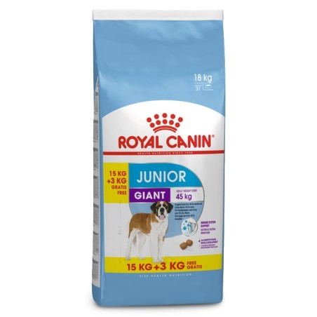 Royal Canin Cão Júnior Giant 15 + 3 kg GRÁTIS