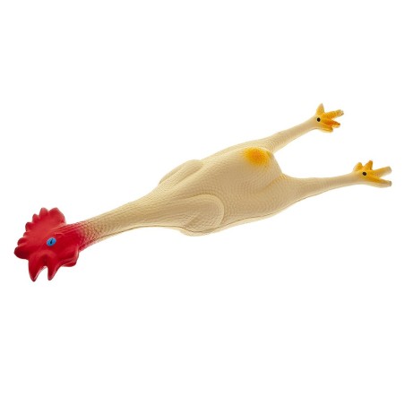 Galinha de látex com som para cães  - Ferribiella