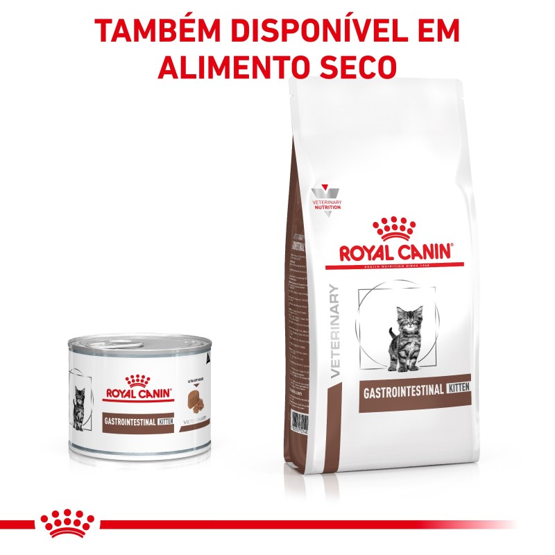 Royal Canin VET Gastrointestinal Kitten - Alimento em mousse para gatinho com problemas digestivos