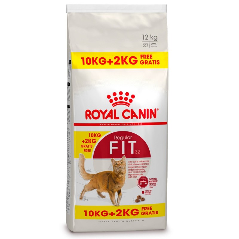 Royal Canin Fit Gato 10 kg + 2 kg GRÁTIS