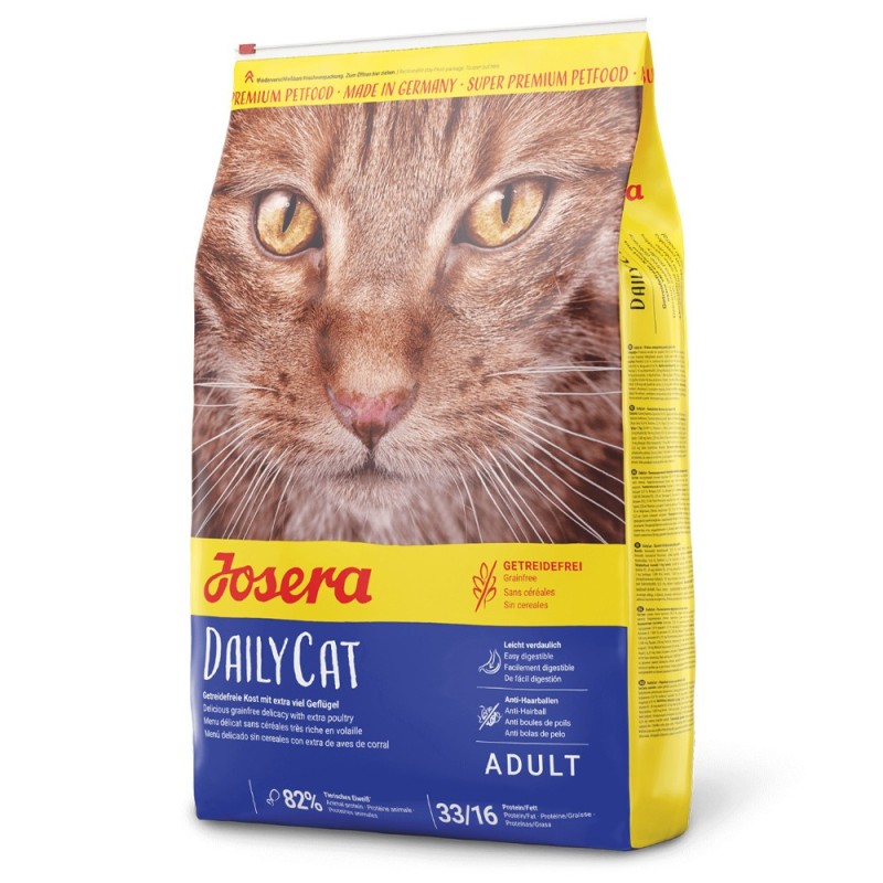 Josera DailyCat Grainfree - Ração seca sem cereais para gato adulto