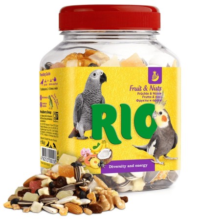 Mix de frutas e nozes para aves - RIO