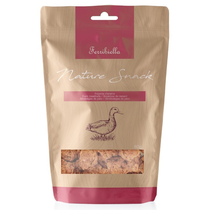 Almôndegas de pato para cães - Ferribiella