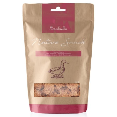 Almôndegas de pato para cães - Ferribiella