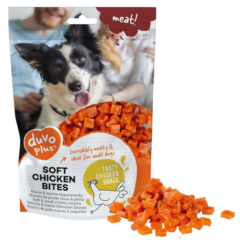 Duvo Plus Meat! Cubos de frango para cão