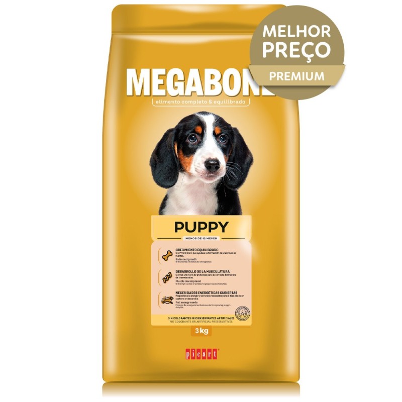 Picart Megabone Puppy - Ração seca para cachorro