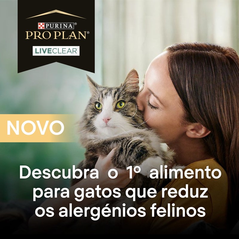 Pro Plan LiveClear Sterilised - Ração seca para gato adulto esterilizado para redução de alergénios - Salmão