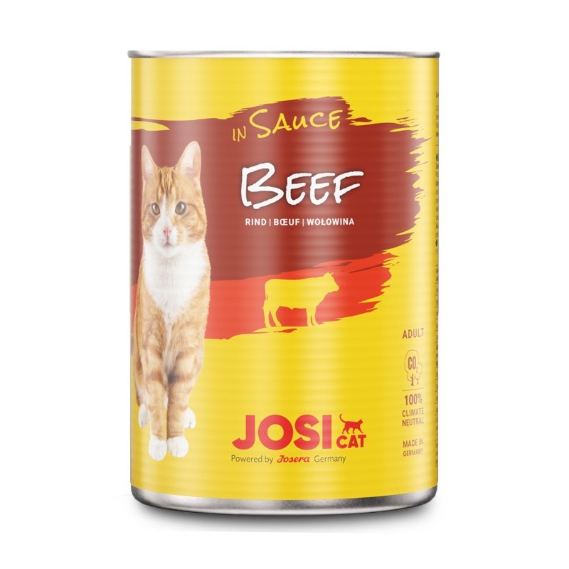 JosiCat Alimento em molho para gato - Vaca