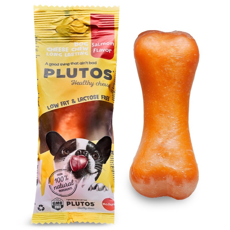 Osso comestível de Salmão para cão - Plutos