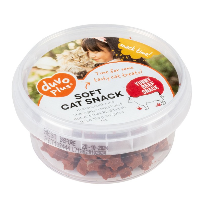 Duvo Plus Soft Snacks de vaca para gato