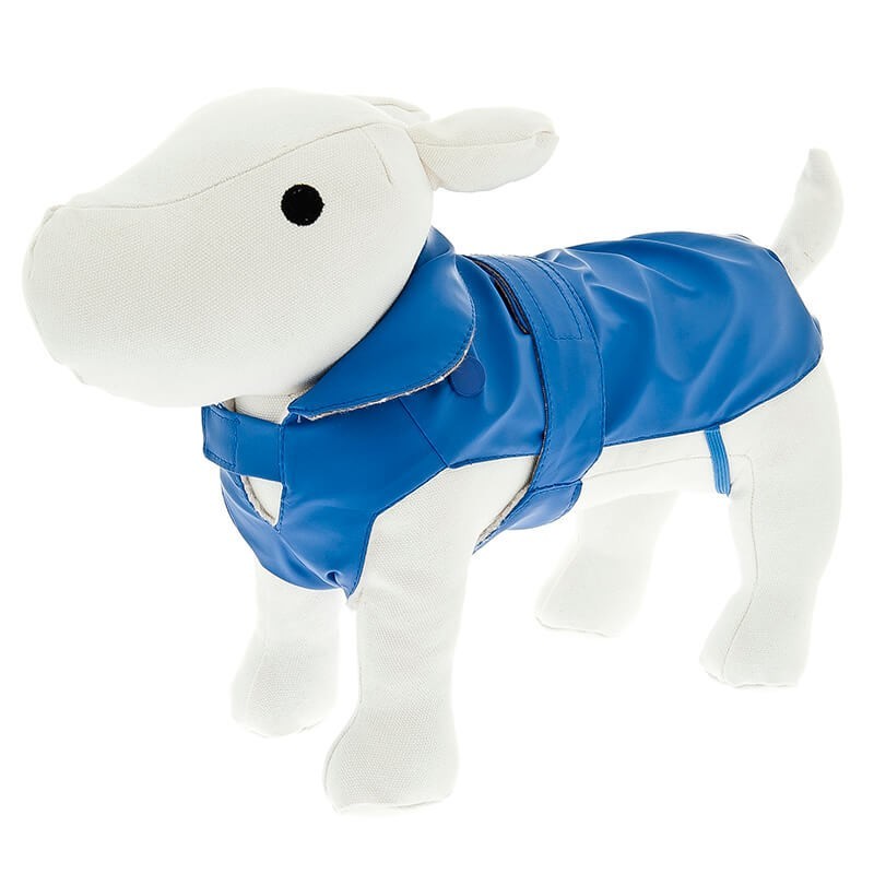 Casaco impermeável Rain azul para cães - Ferribiella