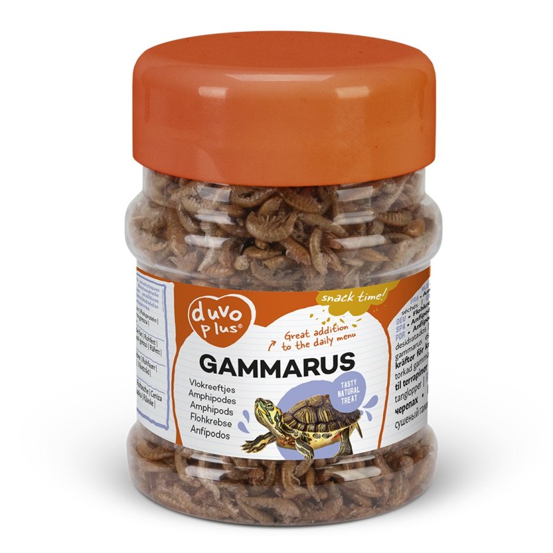 Alimento Snack Time! Gammarus para tartarugas aquáticas - Duvo Plus