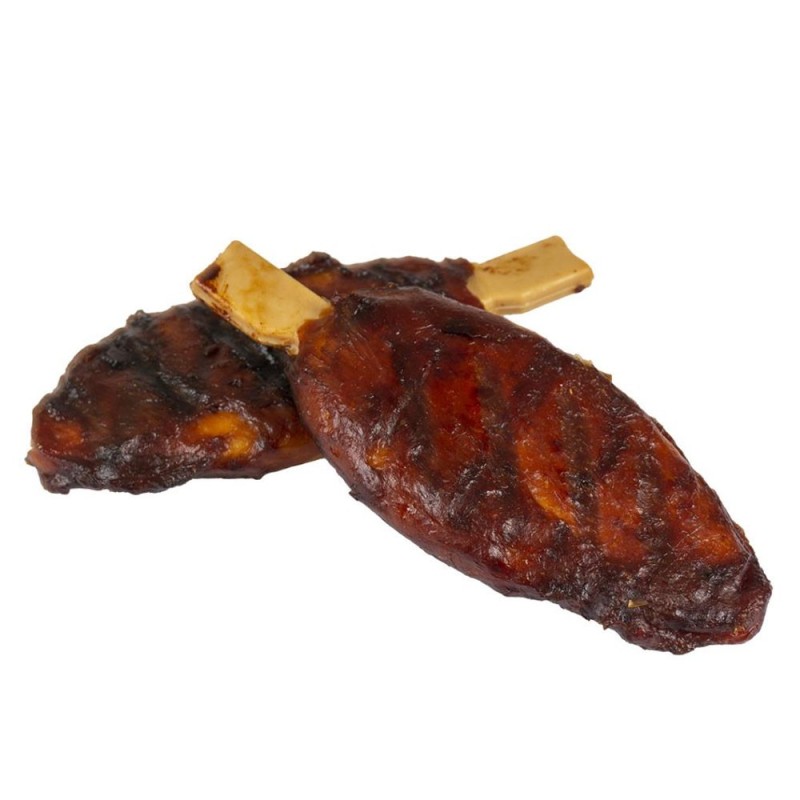 Snack BBQ peito de frango para cão - Duvo Plus